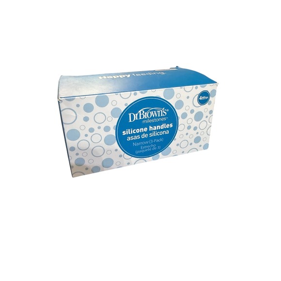 Dr Browns Milestones Silicone Handles for Narrow Bottles 4m+ Easy Grip 3 Pack - Picture 2 of 6